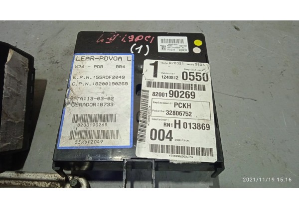 Комплект запалювання Renault Laguna 2, 1.9 DCi, 8200153946, 8200095416, 0281010556, 8200020613, 8200190269